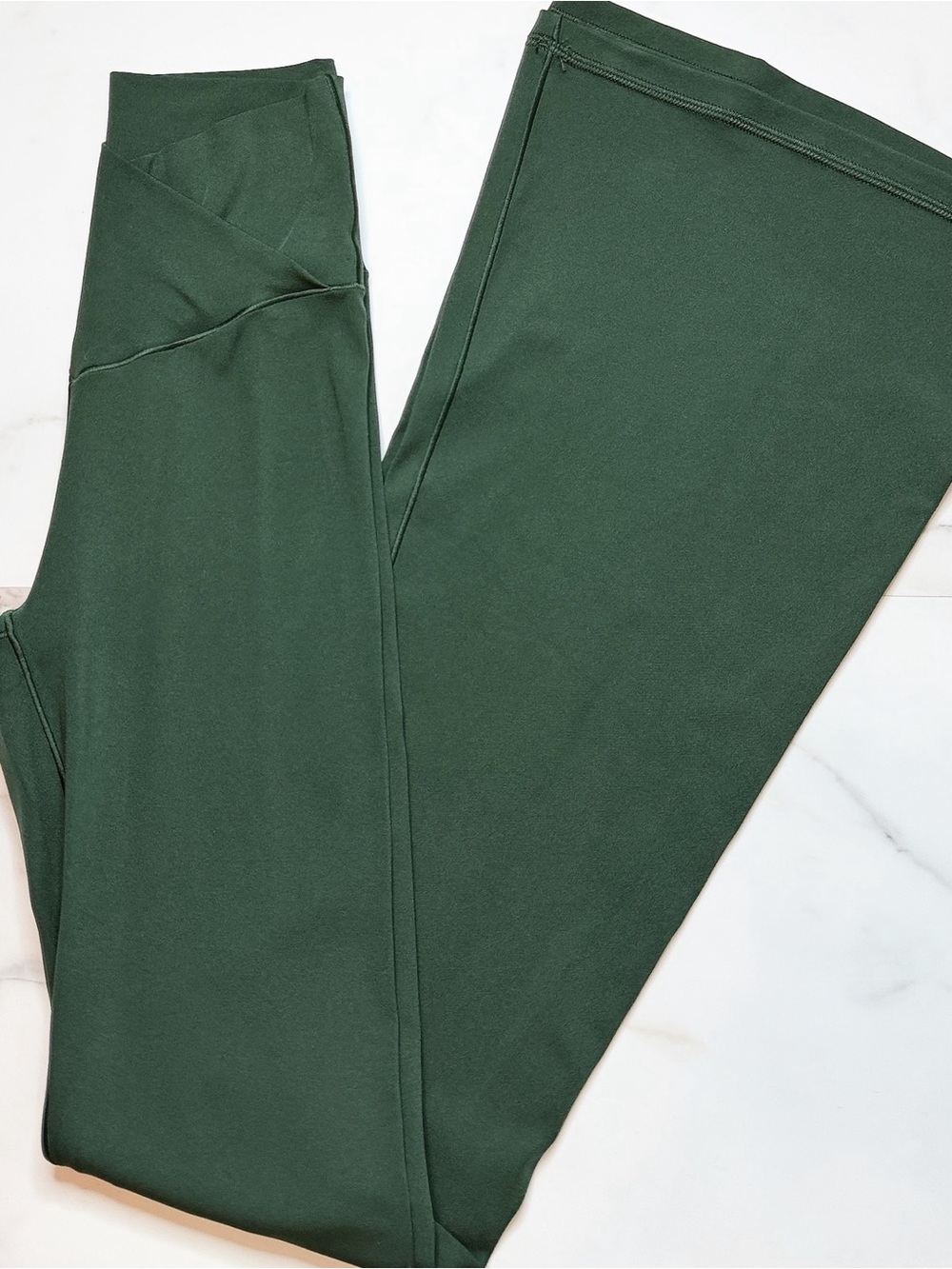 Aerie Real Me High Waisted Crossover Flare Leggings